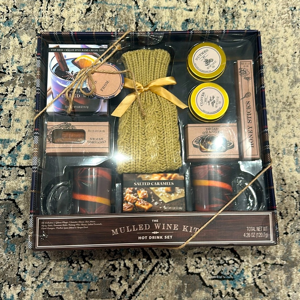 Mulled wine kit hot drink set